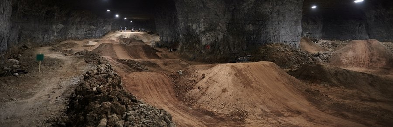 Illustration for article titled This Huge BMX Park Is Hidden 100 Feet Underground In an Abandoned MineĀ